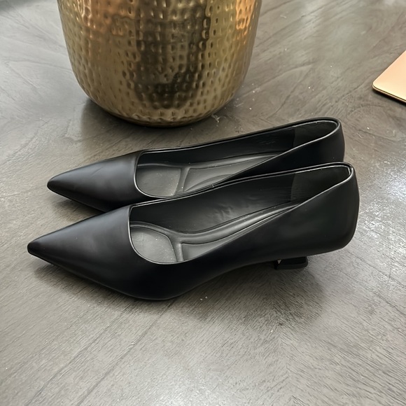 Franco Sarto Diva Leather Kitten Heel Pumps - Picture 11 of 13